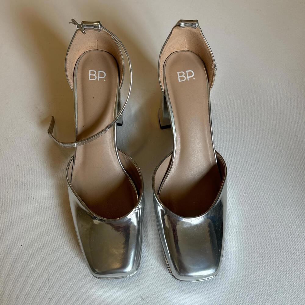Silver Bp Heels Women